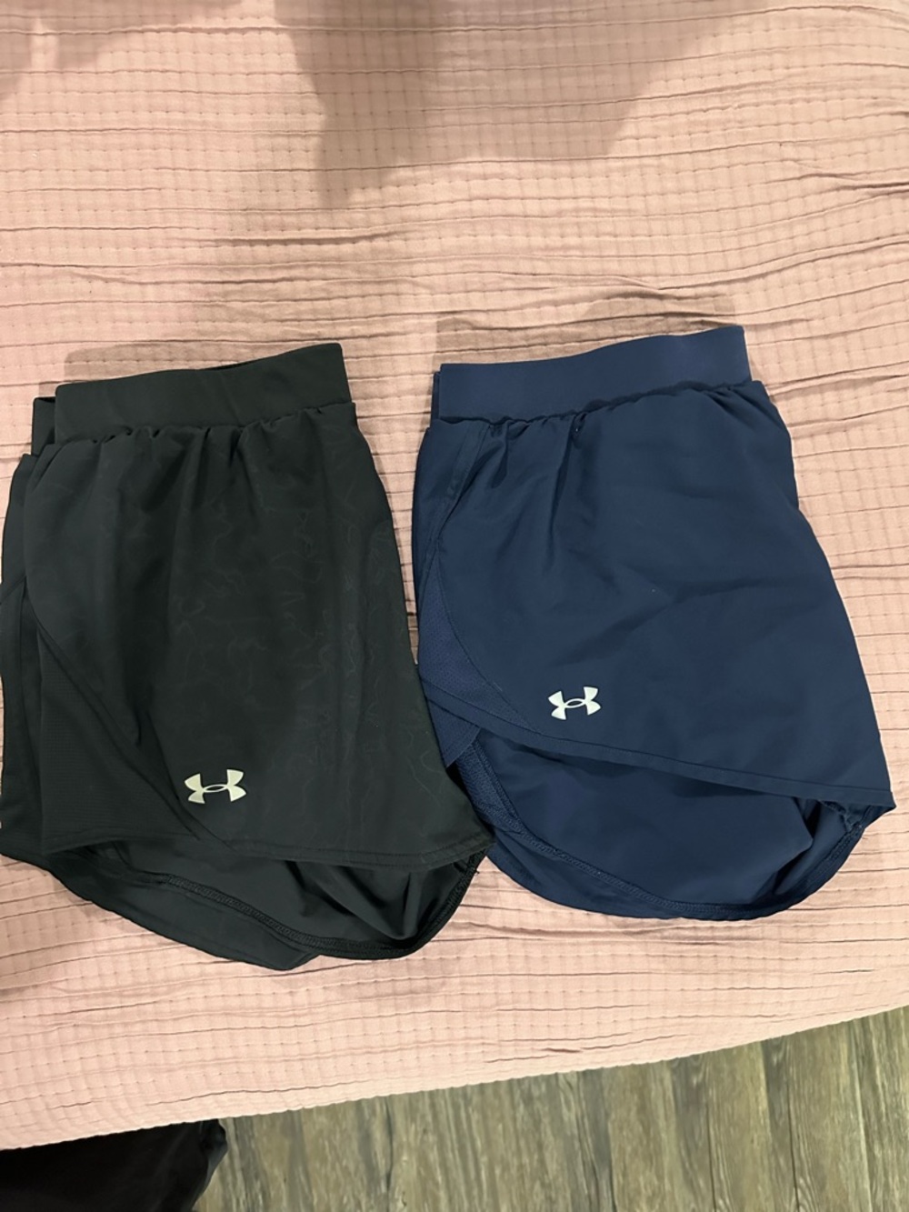 Under Armour Black & Navy Women's Performance Shorts Duo